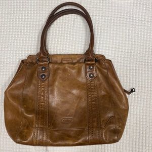 Frye brown leather purse